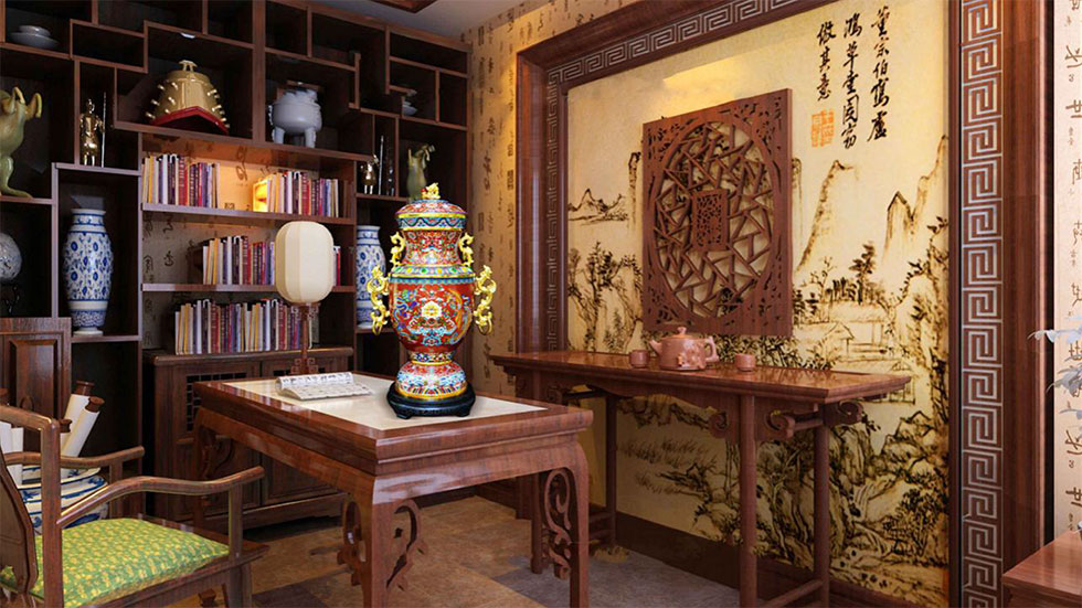 中国工艺美术大师张同禄 景泰蓝《盛世荣耀尊》