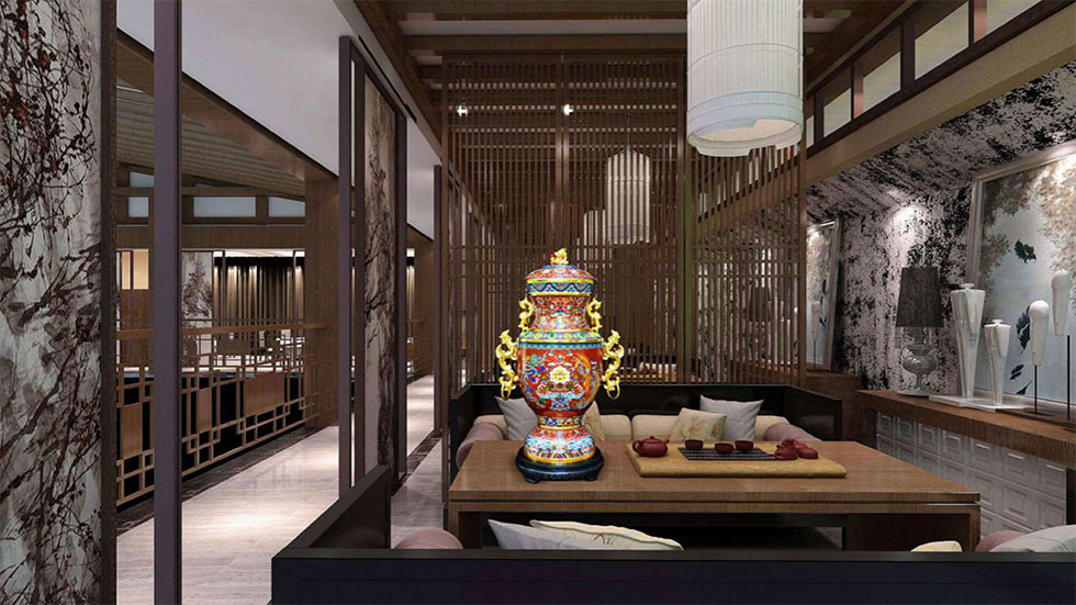 中国工艺美术大师张同禄 景泰蓝《盛世荣耀尊》